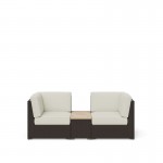 Palm Springs Outdoor Chair Pair and Storage Table by homestyles