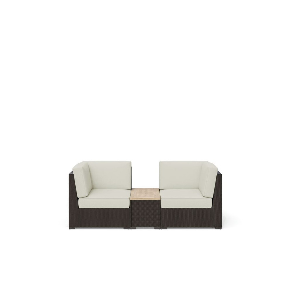 Palm Springs Outdoor Chair Pair and Storage Table by homestyles Palm Springs Outdoor Chair Pair and Storage Table by homestyles
