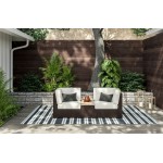 Palm Springs Outdoor Chair Pair and Storage Table by homestyles
