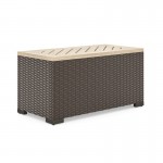 Palm Springs Outdoor Chair Pair and Storage Table by homestyles