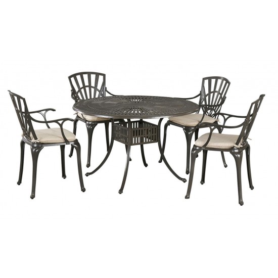 Grenada 5 Piece Outdoor Dining Set by homestyles, 6661-328C