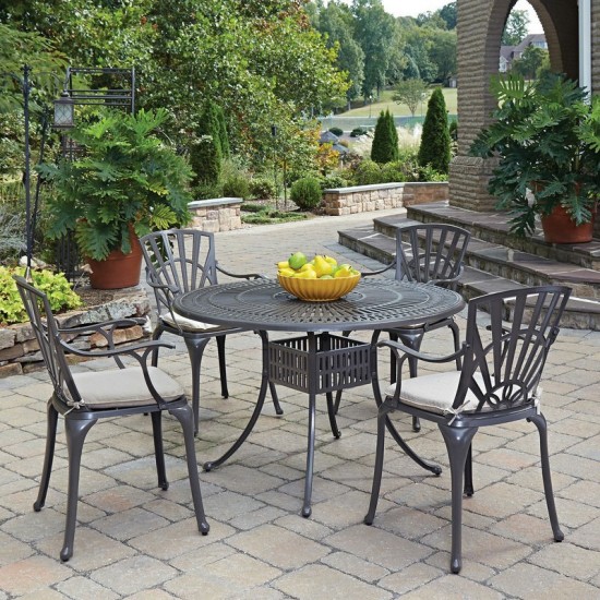 Grenada 5 Piece Outdoor Dining Set by homestyles, 6661-328C