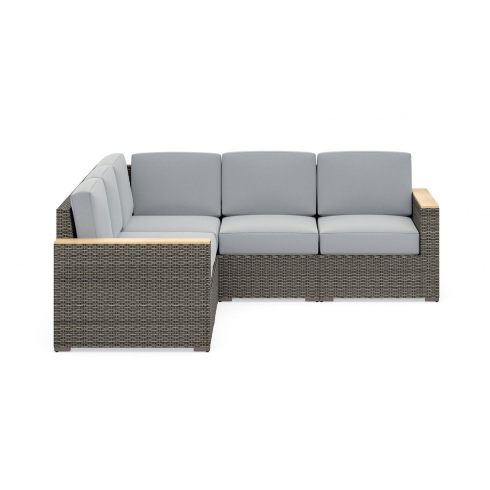 Boca Raton Outdoor 5 Seat Sectional by homestyles