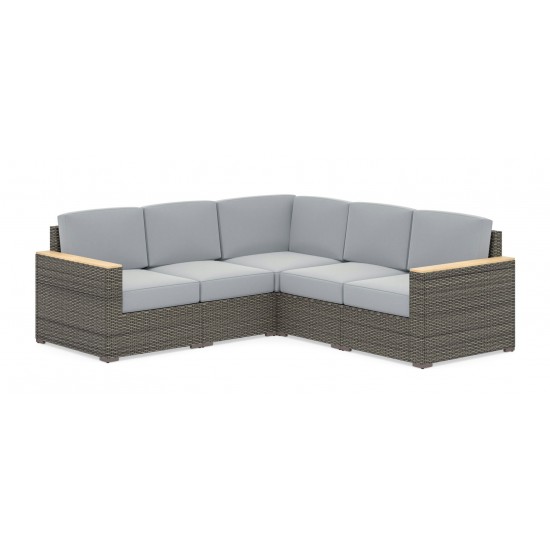 Boca Raton Outdoor 5 Seat Sectional by homestyles