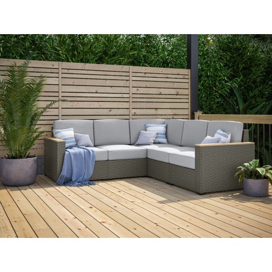 Boca Raton Outdoor 5 Seat Sectional by homestyles