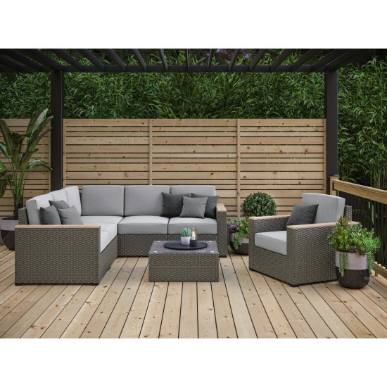 Boca Raton Outdoor 5 Seat Sectional by homestyles