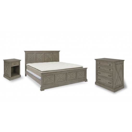 Walker King Bed, Nightstand and Chest by homestyles