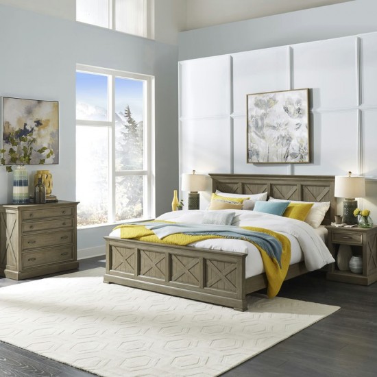 Walker King Bed, Nightstand and Chest by homestyles