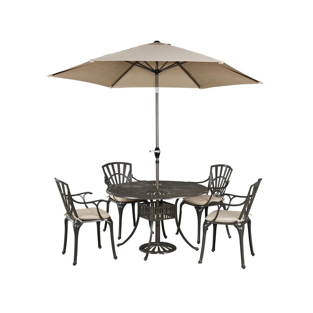 Grenada 6 Piece Outdoor Dining Set by homestyles, 6661-3286C