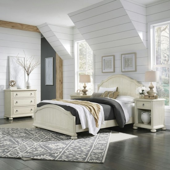 Chambre Queen Bed, Nightstand and Chest by homestyles