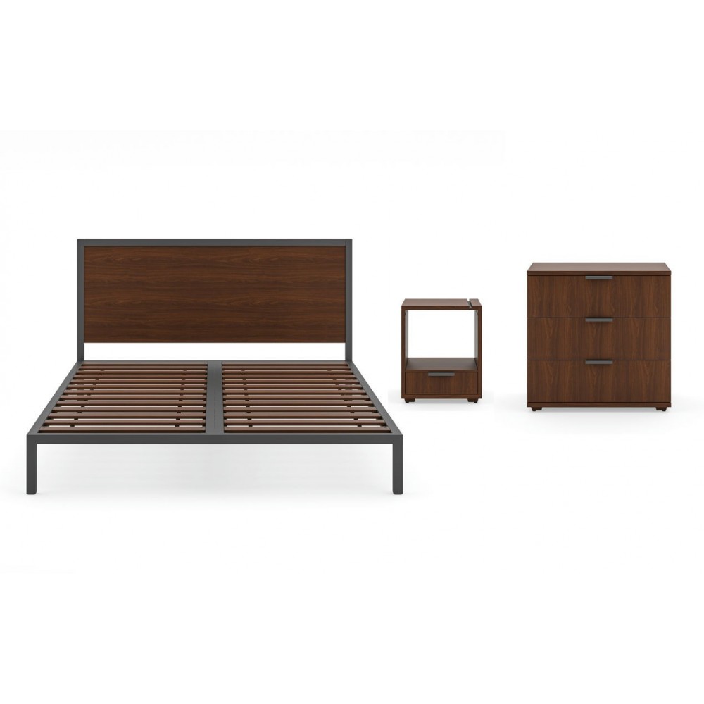 Merge Queen Bed, Nightstand and Chest by homestyles