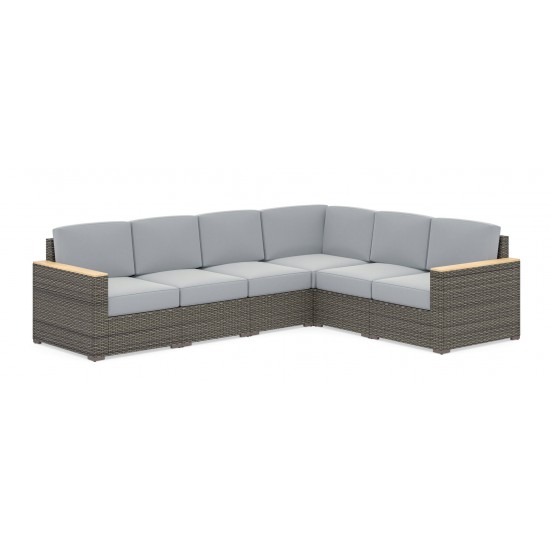 Boca Raton Outdoor 6 Seat Sectional by homestyles