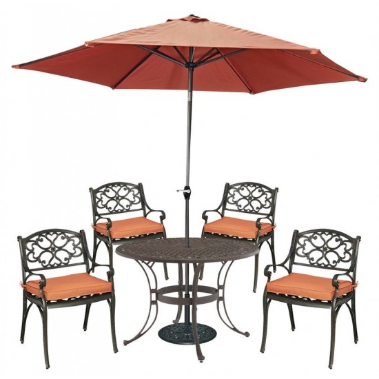 Sanibel 6 Piece Outdoor Dining Set by homestyles, 6655-3286C