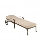 Capri Outdoor Chaise Lounge by homestyles, Taupe