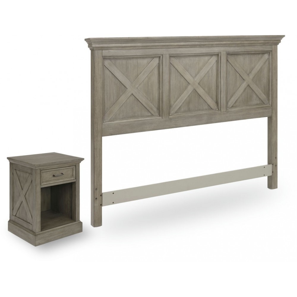 Walker Queen Headboard and Nightstand by homestyles