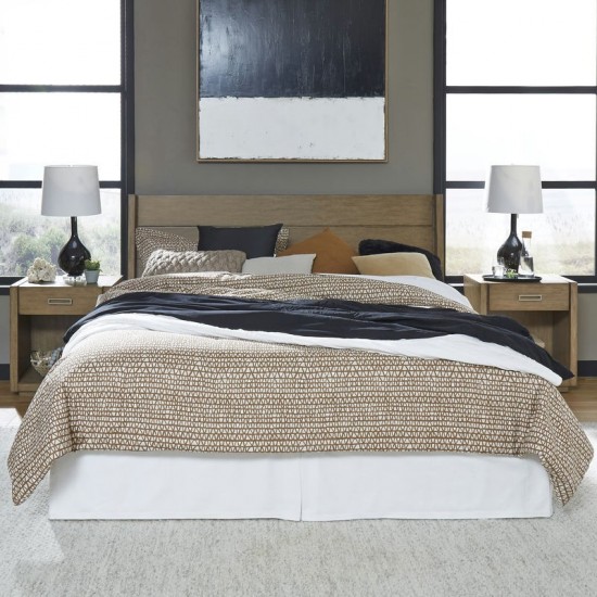 Montecito King Headboard and Two Nightstands by homestyles