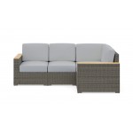 Boca Raton Outdoor 4 Seat Sectional by homestyles