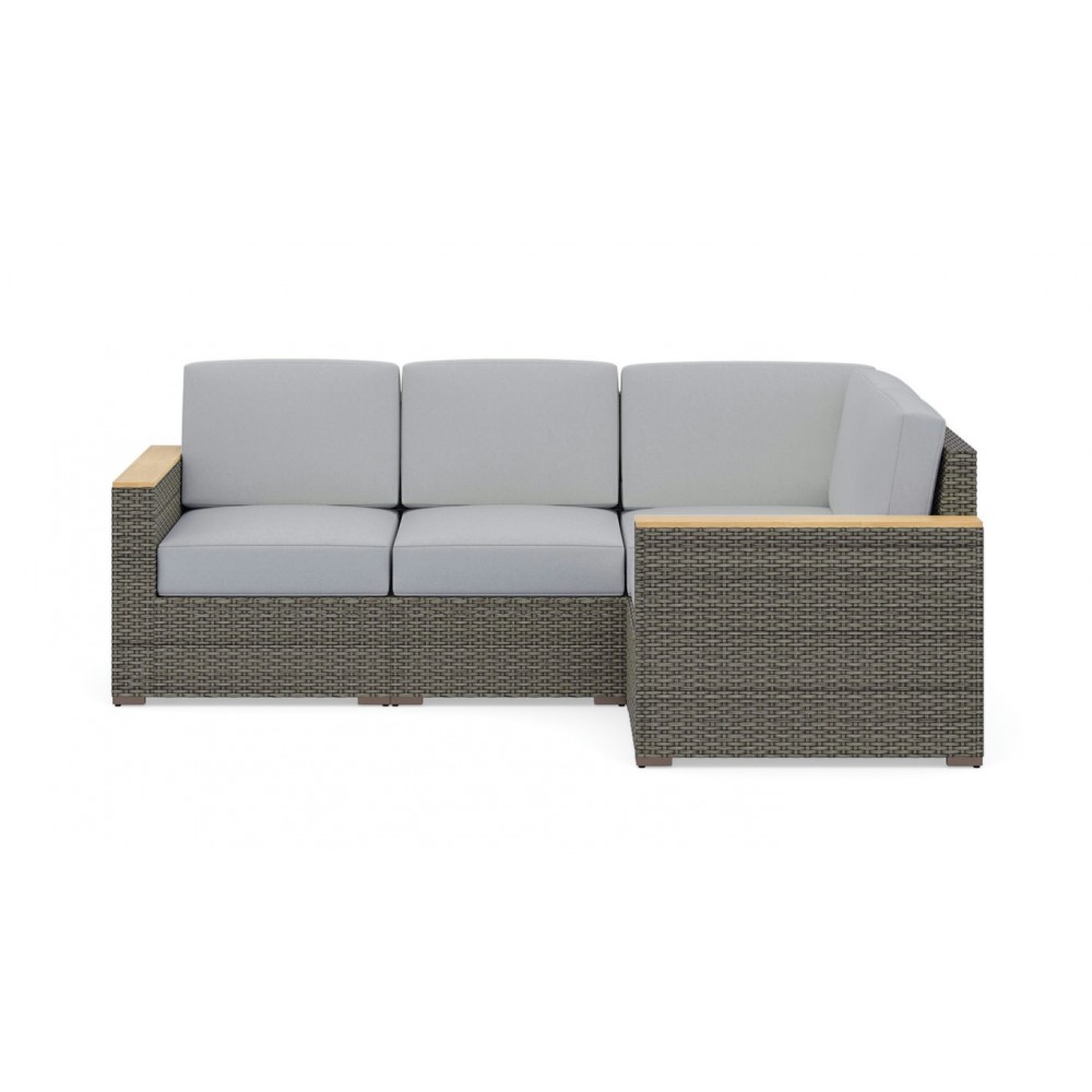 Boca Raton Outdoor 4 Seat Sectional by homestyles