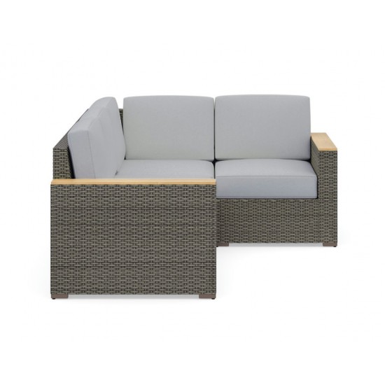 Boca Raton Outdoor 4 Seat Sectional by homestyles