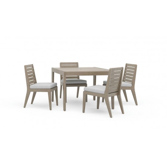 Sustain Outdoor Dining Table and Four Chairs by homestyles, 5675-37-80Q