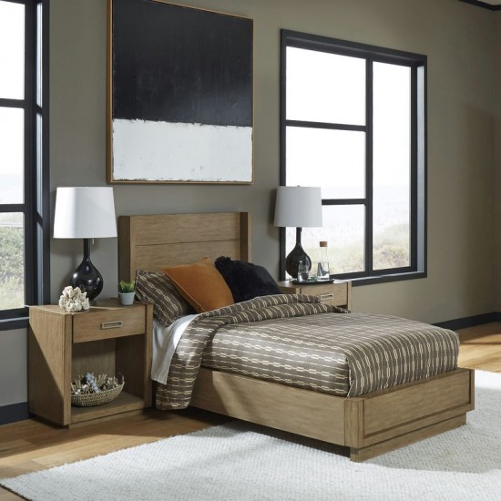 Montecito Twin Bed and Two Nightstands by homestyles