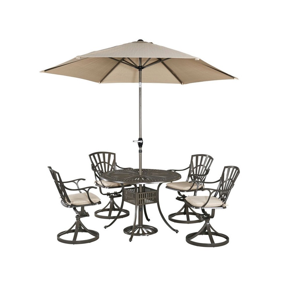 Grenada 6 Piece Outdoor Dining Set by homestyles, 6661-3256C Grenada 6 Piece Outdoor Dining Set by homestyles, 6661-3256C