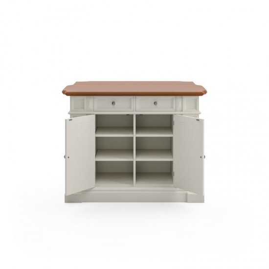 Americana Kitchen Island by homestyles, Off-White