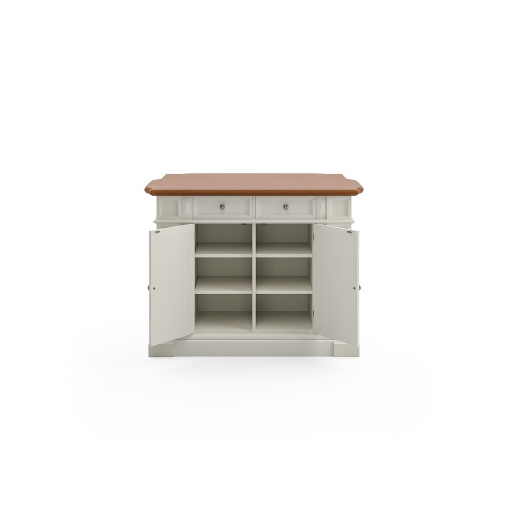 Americana Kitchen Island by homestyles, Off-White