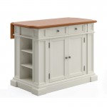 Americana Kitchen Island by homestyles, Off-White