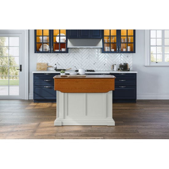 Americana Kitchen Island by homestyles, Off-White