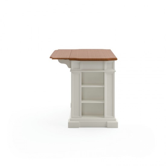 Americana Kitchen Island by homestyles, Off-White