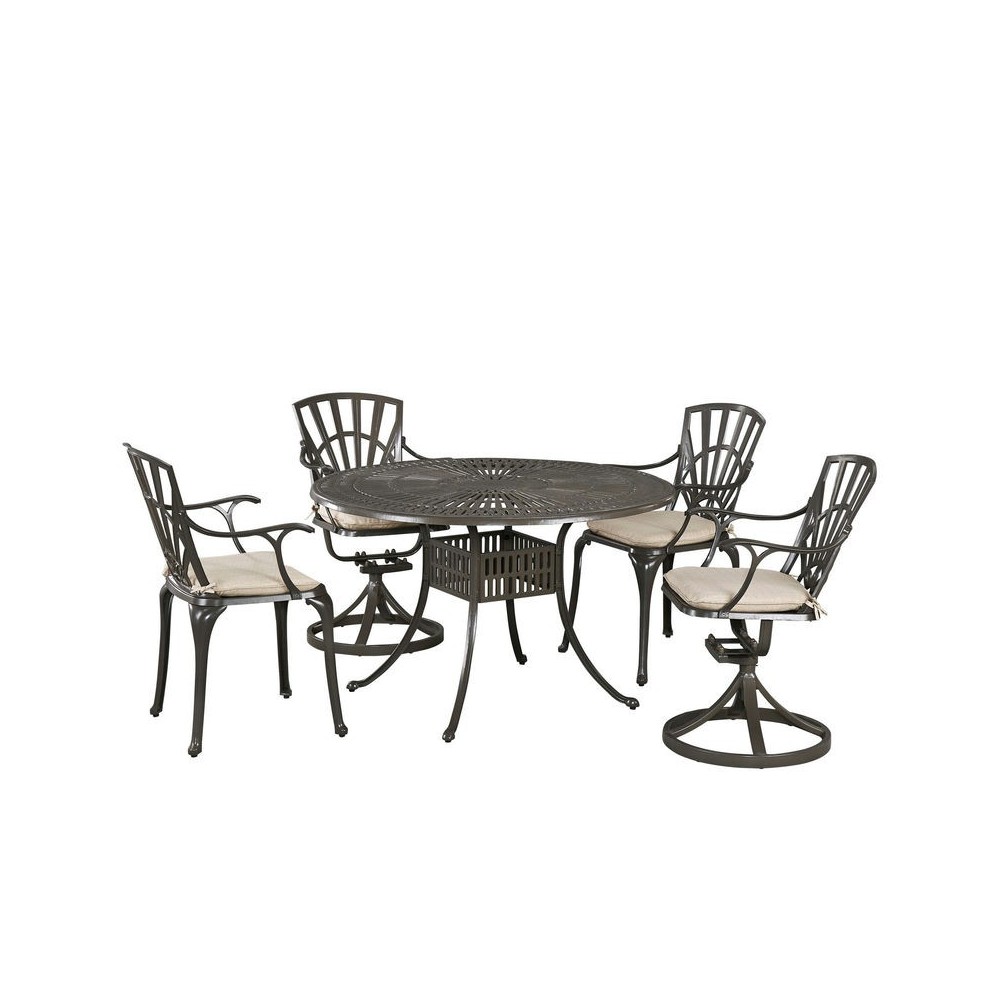 Grenada 5 Piece Outdoor Dining Set by homestyles, 6661-3258C