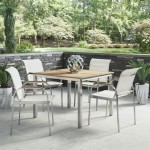 Aruba 5 Piece Outdoor Dining Set by homestyles, Off-White