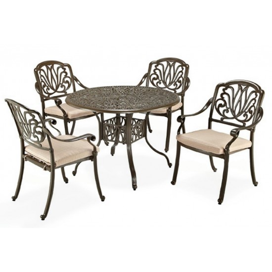 Capri 5 Piece Outdoor Dining Set by homestyles, 6659-308