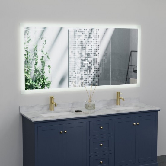 Arpella Puralite 70 in. x 36 in. LED Wall Mounted Backlit Vanity Mirror