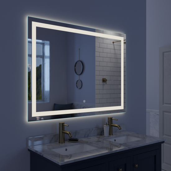 Arpella Lumina 48 in. x 36 in. LED Lighted Vanity Mirror