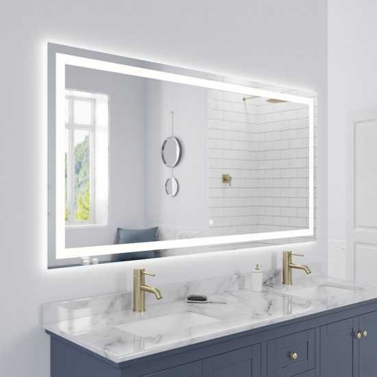 Arpella Lumina 70 in. x 36 in. LED Lighted Vanity Mirror