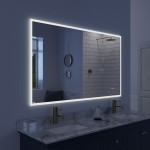Arpella Lucent 60 in. x 36 in. Wall Mounted LED Vanity Mirror