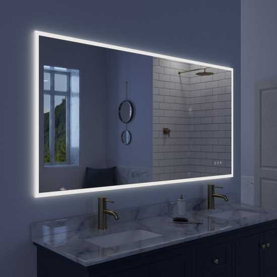Arpella Lucent 70 in. x 36 in. Wall Mounted LED Vanity Mirror