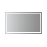 Luci 60x36 Inch LED Mirror with Memory Dimmer and Defogger