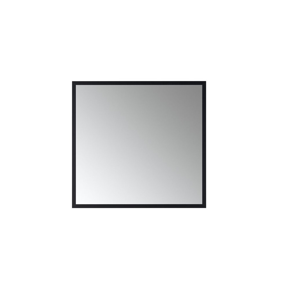 Nuova 34x36 Matte Black Framed Mirror