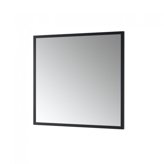 Nuova 34x36 Matte Black Framed Mirror