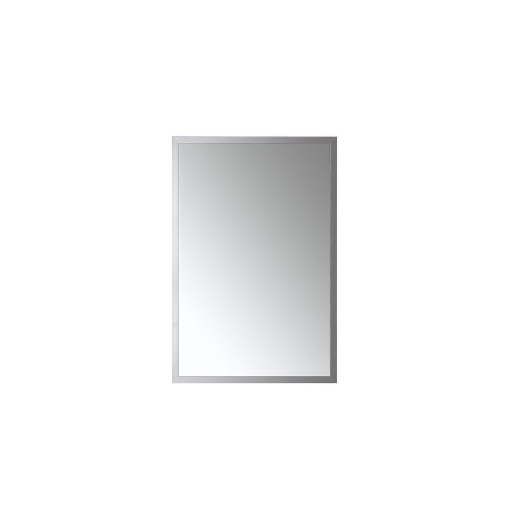 Nuova 24x36 Brushed Chrome Framed Mirror