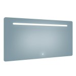 Florence 60x36 Contemporary Lighted Mirror with Memory Dimmer and Defogger