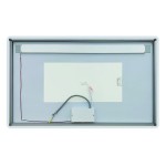 Florence 60x36 Contemporary Lighted Mirror with Memory Dimmer and Defogger