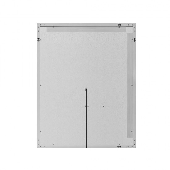 Miramar 24x30 Lighted Mirror with Dimmer and Defogger, Wall Switch Direct