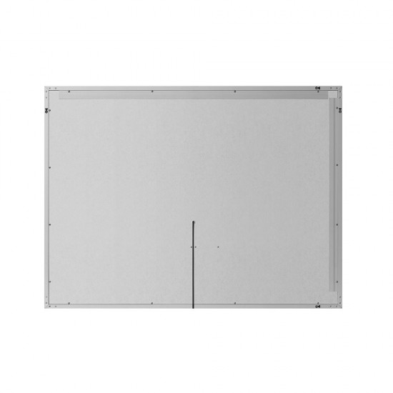 Miramar 48x36 Lighted Mirror with Dimmer and Defogger, Wall Switch Direct