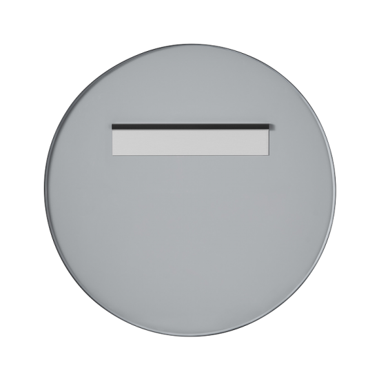 Nuova 30 in. x 30 in. Framed Round Mirror in Matte Black