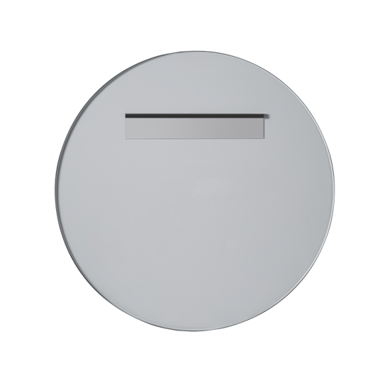 Nuova 36 in. x 36 in. Framed Round Mirror in Polished Chrome