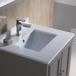 Fresca Oxford 24" Gray Traditional Bathroom Vanity